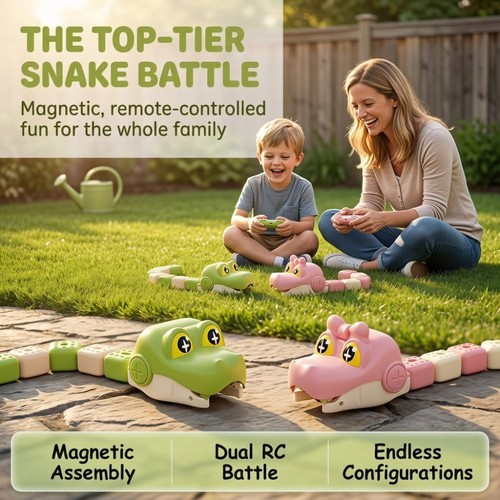 Magnetic hungry snake game - magnetic, toy